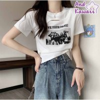 And Kawaii/アンドカワイイ And Kawaii Tシャツ ロゴプリントTシャツ レディース 半袖 夏 レディースファッション/507150214
