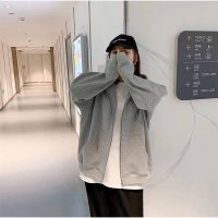 And Kawaii/アンドカワイイ And Kawaii パーカー トレーナー トップス ジップアップ 体型カバー 韓国ファッション 秋新作/507150217