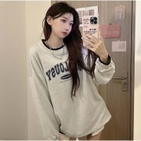 And Kawaii/アンドカワイイ And Kawaii トレーナー スウェット ロゴプリントパーカー プルオーバー カジュアル 長袖トップス 秋冬/507150220