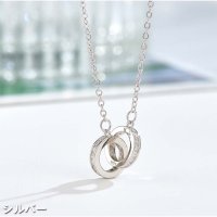 And Kawaii/アンドカワイイ And Kawaii ネックレス レディース チェーン シェル リング 大人 上品エレガント フェミニン シルバー ゴールド ダブルリング/507150224