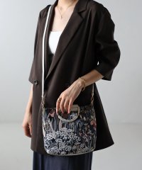 GUSCIO/グッシオ GUSCIO ジャガードミニショルダー D型ハンドル/507150603