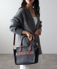 GUSCIO/グッシオ GUSCIO バイカラー2WAYハンドバッグ/507150607