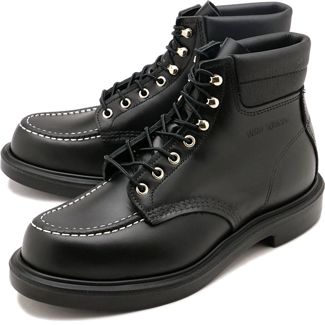 レッドウィング RED WING SUPER SOLE 6 MOC-TOE #8133 BLACK レッドウィング RED WING SUPER SOLE 6 MOC-TOE #8133 BLACK