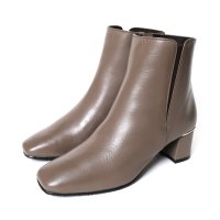 pointer/【本革】ショートブーツ 本革ブーツ 本革 ブーツ シンプル 美脚 レディース ショート 革 PO5756/507150865