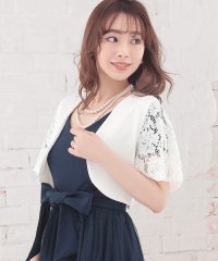 Retica/レティカ Retica レーススリーブ半袖ショート丈パーティー フォーマル ボレロ/507151763
