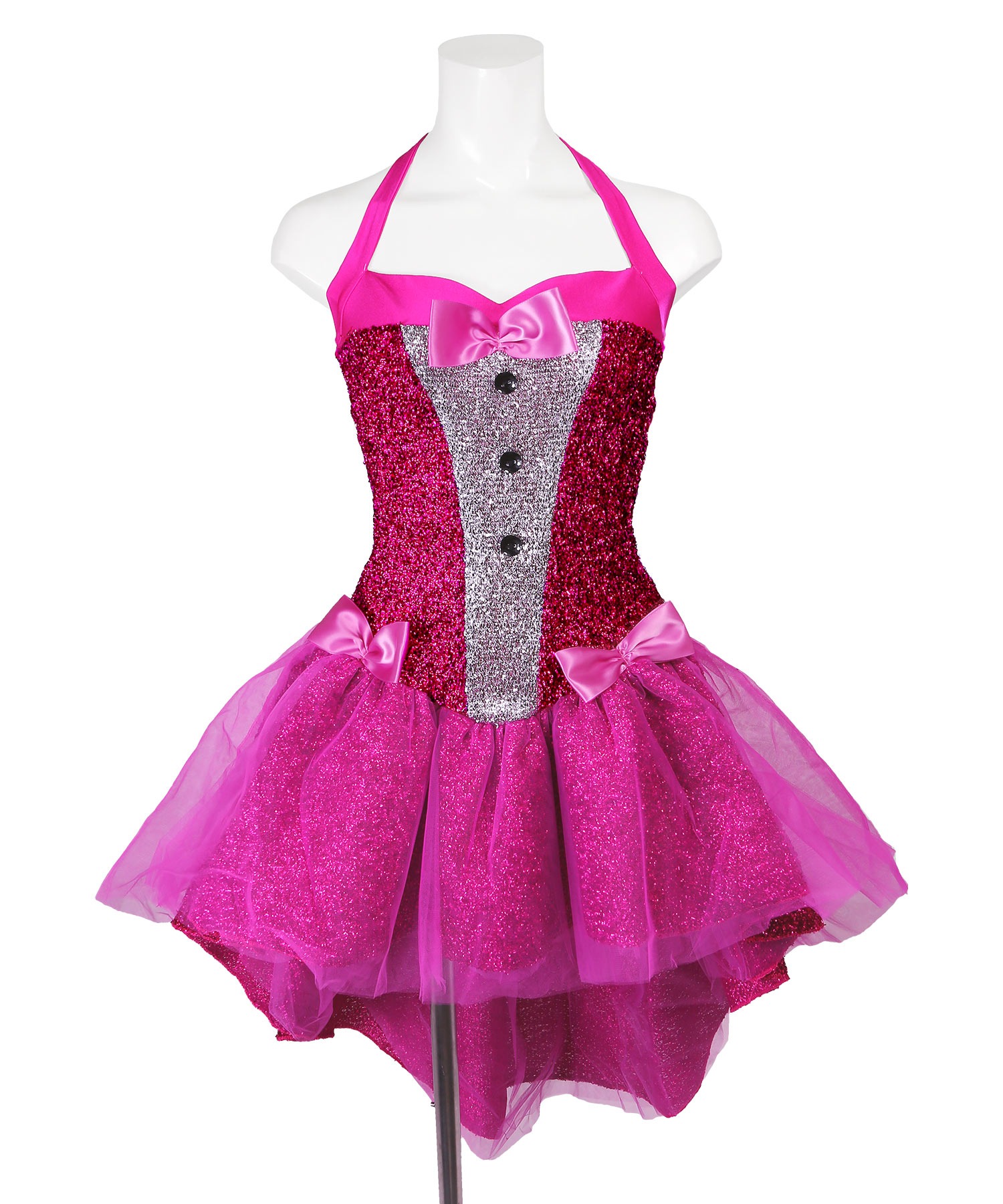 ティカ Tika ラメ入りバニーガールコスプレ衣装フィッシュテール