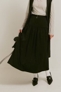 mirem/ミレム mirem Vintage satin flare skirt/507152342