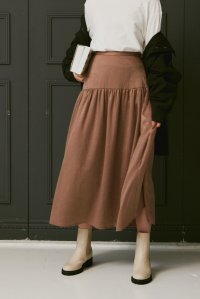mirem/ミレム mirem Vintage satin flare skirt/507152342