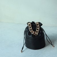 mirem/ミレム mirem Chain drawstring bag/507152347