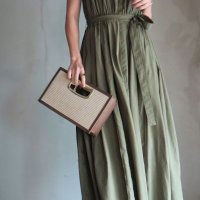 mirem/ミレム mirem Bicolor box clutch bag/507152421