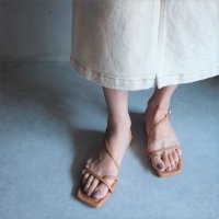 mirem/ミレム mirem Asymmetry cross sandals/507152456