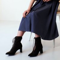 mirem/ミレム mirem Lace up mesh boots/507152460