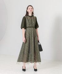 Leja/レジャ Leja 美脚効果ハイウエストチュールレース切り替えドレスワンピース結婚式 パーティードレス成人式 20代 30代 40代/507152484