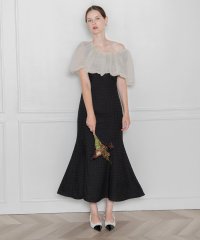 Leja/レジャ Leja 2WAYオフショルダーパフスリーブバリエマーメイドワンピースロングドレス美脚効果結婚式 パーティードレス20代 30代 40代/507152502