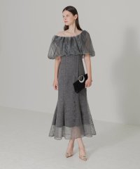 Leja/レジャ Leja 2WAYオフショルダーパフスリーブバリエマーメイドワンピースロングドレス美脚効果結婚式 パーティードレス20代 30代 40代/507152502