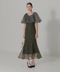 Leja/レジャ Leja 2WAYオフショルダーパフスリーブバリエマーメイドワンピースロングドレス美脚効果結婚式 パーティードレス20代 30代 40代/507152502