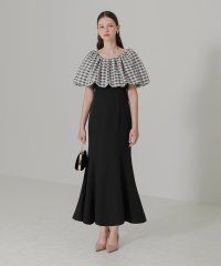 Leja/レジャ Leja 2WAYオフショルダーパフスリーブバリエマーメイドワンピースロングドレス美脚効果結婚式 パーティードレス20代 30代 40代/507152502