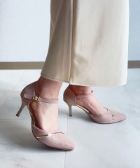 lus./ポインテッドトゥセパレートパンプス/507152565