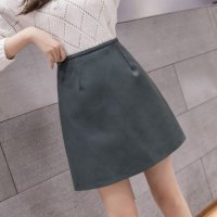 RIFF/リフ Riff フェイクレザーミニスカート ショート丈 タイトスカート インナーパンツ ボトム 韓国 シンプル ベーシック カジュアル フェミニン きれいめ 無/507152818