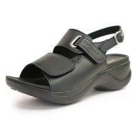 Re:getA/リゲッタ Re:getA サンダル レディース ローリング 日本製 黒 オフィス バックベルト ストラップ 歩きやすい/507152916