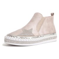 antelope/アンテロープ antelope MUUM ムーム ハイカットスニーカー 靴 レディース ビジュー 星 キラキラ インソール サイドゴム 脚長効果 大人 お洒落 /507153039