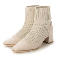 CHICS/シックス CHICS スクエアトゥニットコンビショートブーツ/507153146