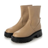 CHICS/シックス CHICS 厚底トラックソールストレッチショートブーツ/507153152