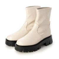 CHICS/シックス CHICS 厚底トラックソールストレッチショートブーツ/507153152
