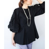 ELFRANK/エルフランク ELFRANK ボリュームフリルスリーブブラウス/507153583