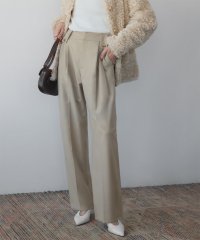 ELFRANK/エルフランク ELFRANK センタープレスタックセミワイドスラックスパンツ【洗える】/507153754