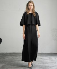 Flolia/フロリア Flolia 【洗える】ギャザーケープシルエットオールインワンワイド 結婚式 パンツドレス/507153866