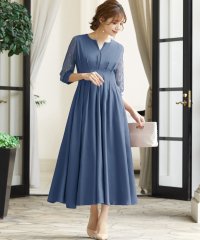GIRL/ガール GIRL レーススリーブXラインキーネック結婚式ワンピースドレス/507153928