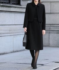 Flolia/フロリア Flolia 【自宅で洗える】ノーカラージャケット&膝丈Aラインワンピースの2点セットアップセレモニースーツ/507153993