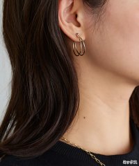 marvelous by Pierrot/マーベラス バイ ピエロ marvelous by Pierrot バイカラーダブルフープピアス/507154249