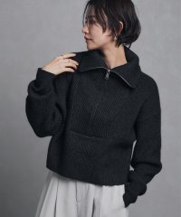RASW/ラス RASW ハーフジップクロップドニット/507154449