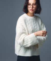 RASW/ラス RASW モヘア混ワイドスリーブケーブルニット/507154468