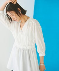 RASW/ラス RASW ウエストギャザーチュニックブラウス/507154502