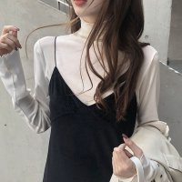 Diamond Hearts/ダイヤモンドハーツ Diamond Hearts シースルートップス長袖シアータートルネック/507154604
