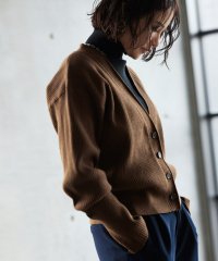 RASW/ラス RASW クロップド丈リブニットカーディガン/507155495