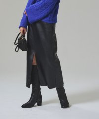 RASW/ラス RASW フェイクレザースリットIラインスカート/507155549