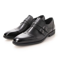 Figario/フィガリオ Figario メンズ ビジネシューズ 革 レザー スリッポン ベルト飾り 軽量 防滑底 3E FR9812/507155792