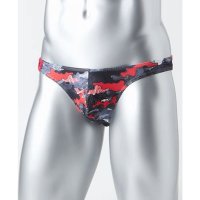 Vanilla/バニラ Vanilla メンズセクシープリントTバック（ストレッチメッシュ素材）【返品不可商品】/507158224