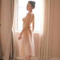 Vanilla/バニラ Vanilla セクシー雑貨 ロング丈前開きエレガントランジェリー/507158448