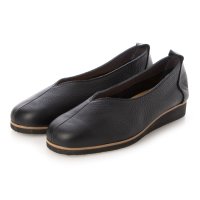 Figurino/フィグリーノ Figurino【本革/軽量】足を包み込む、やわらか仕立て レザー軽量Vカットフラットシューズ/507159135