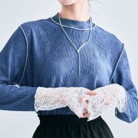 KiraKiraShop/キラキラショップ KiraKiraShop トップス《袖レースリブトップス 全4色 2サイズ》 ［jgt0036］/507159583