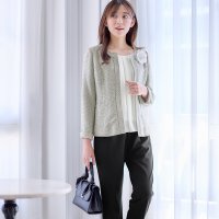 Alotta/【４点セット】入学式卒業式に！ママに嬉しい洗えるパンツスーツ＜７号～２３号＞/507159732