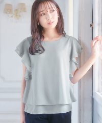 Alotta/アロッタ Alotta 【新色追加】楊柳シフォン袖フリルブラウス/507159779