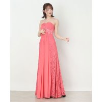 AMORA GRACE/アモーラグレース AMORA GRACE レース＆シフォンロングドレス/507159780