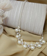 AN SHU/アンシュー AN SHU ビジュー＆パールパーティーネックレス/507159791