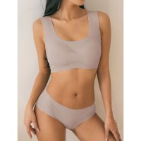 VIVIDLADY/ビビッドレディ VIVIDLADY 軽やかシームレスブラセット ブラショーツ ボリュームアップ【返品不可商品】/507159832